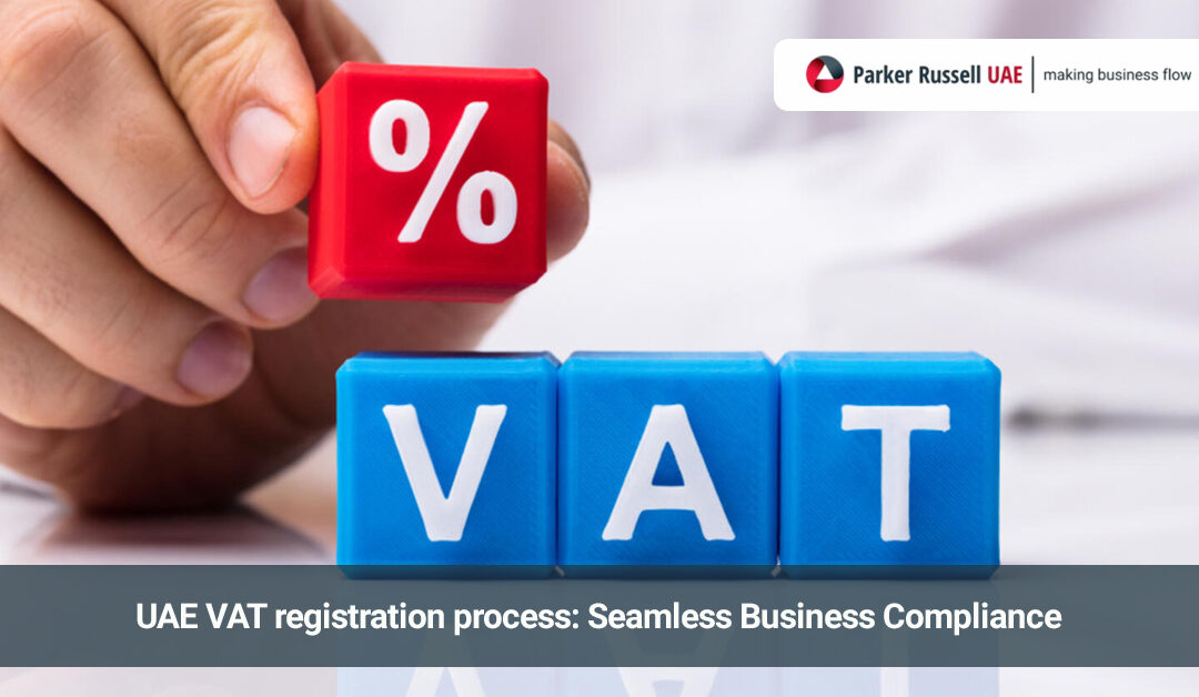 Business expert explaining the UAE VAT registration process and FTA compliance steps